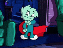 Pajama Sam Eating GIF