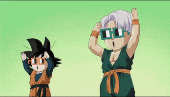 Two Become One Dragon Ball Z GIF by nounish ⌐◨-◨