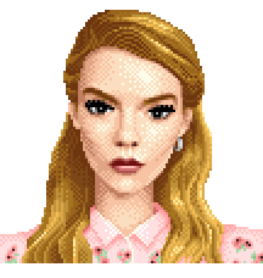 Serious Anya Taylor Joy Sticker for iOS & Android GIPHY