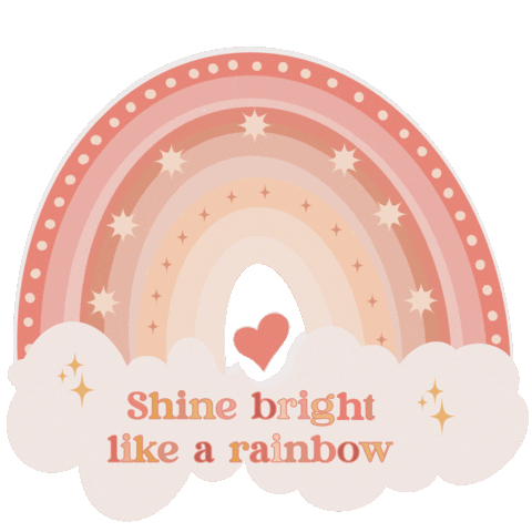 Rainbow Glitter Sticker