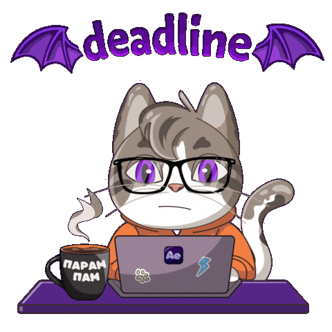 Stress Working Sticker