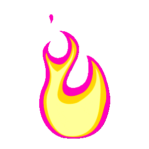 On Fire Burn Sticker