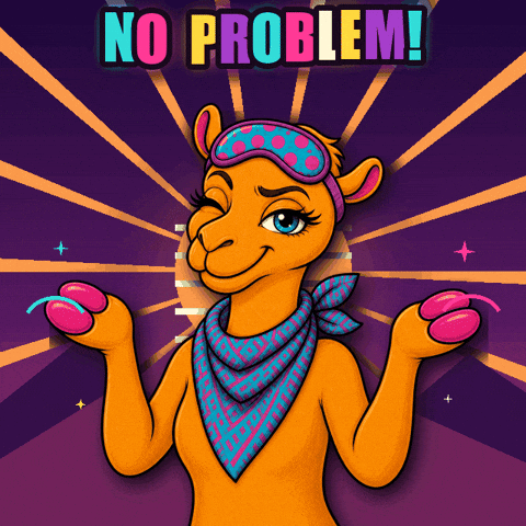 No Problem Shrug GIF by CamelToe