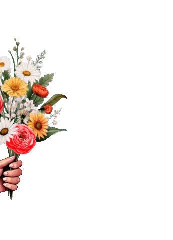 Flowers Bouquet Sticker by GatherandBloominMiami