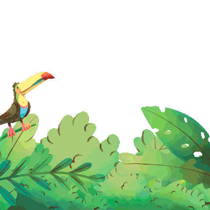 Jurassic Tucan Sticker by katapum