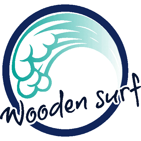 Wooden Surf Sticker