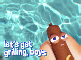 Grilling Hot Dog GIF by GIPHY Studios 2023