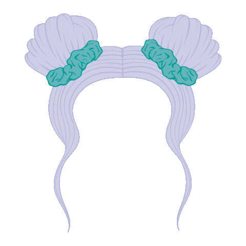 Scrunchie Space Buns Sticker by Goody Hair