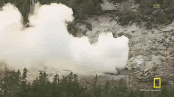 yellowstone geyser GIF by National Geographic Channel