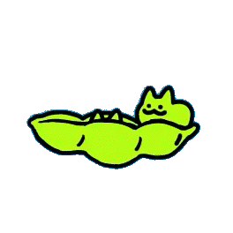 Cat 食べ物 Sticker