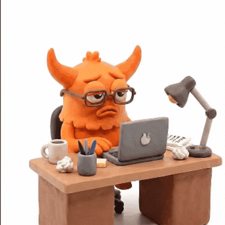 Tired Blank Face GIF by Momo & Tulus