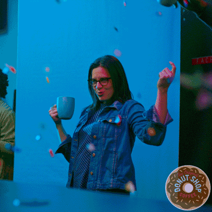slow motion yes GIF by The Original Donut Shop Coffee