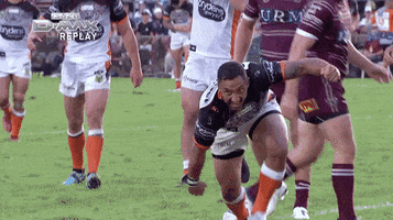 celebrate benji marshall GIF by Wests Tigers