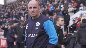 paul cook thumbs up GIF by Wigan Athletic