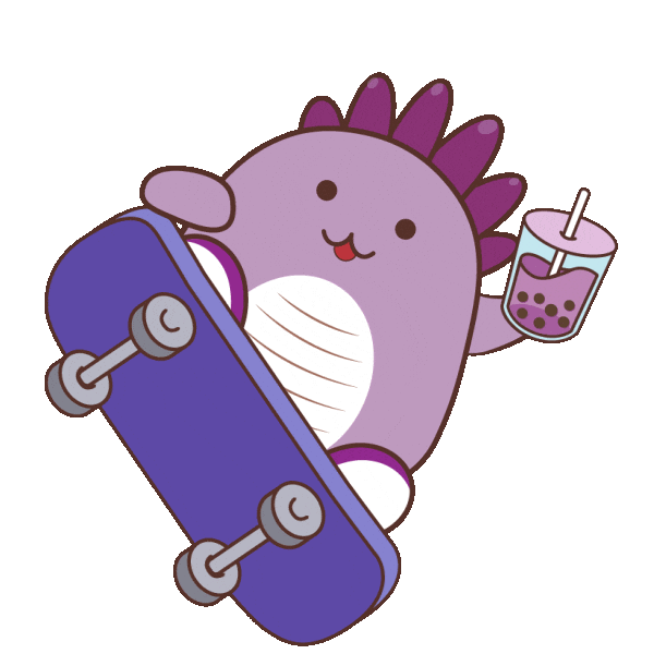 Skate Sticker by Bobocha Bubble Tea Shop