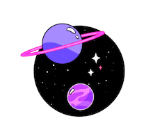 Outer Space Illustration Sticker by Beach Bunny