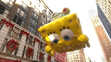 Spongebob Squarepants GIF by The 97th Macy’s Thanksgiving Day Parade