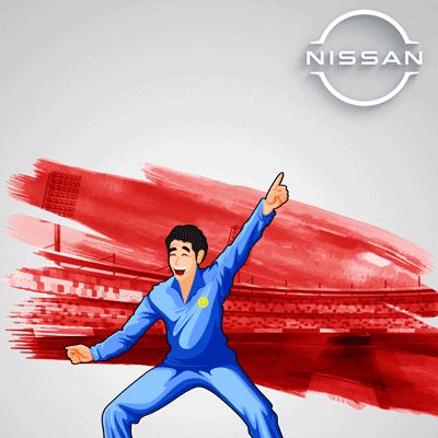 NissanOman world cup cricket match emoticon GIF