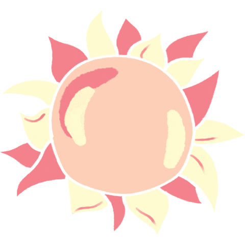 Space Sun Sticker by raffriina