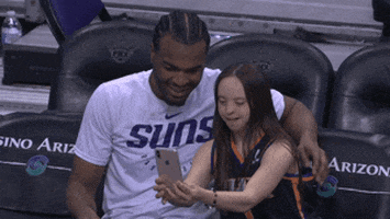 Phoenix Suns Smile GIF by NBA