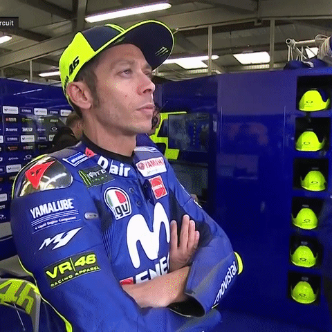 Valentino Rossi Hello GIF by MotoGP