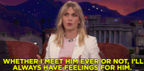 january jones ill always have feelings for him GIF by Team Coco