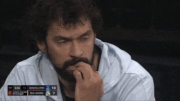 Nervous Sergio Llull GIF by EuroLeague