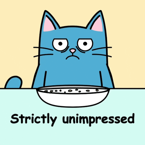 Blue Cat Nopecat GIF