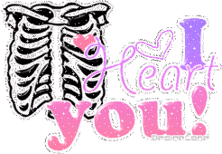 I Heart You Love Sticker