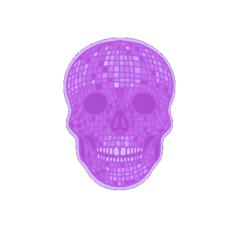 Halloween Skull Sticker