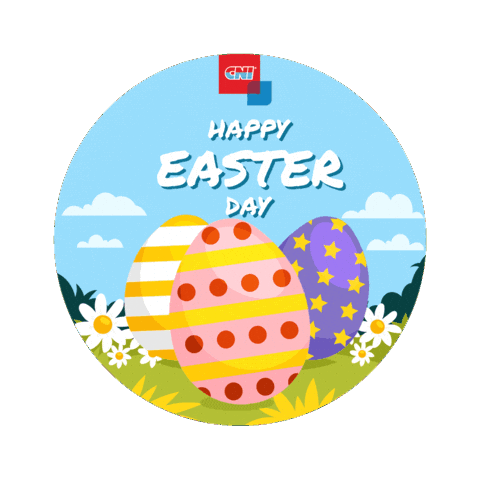 Happy Easter Day Sticker by CNI