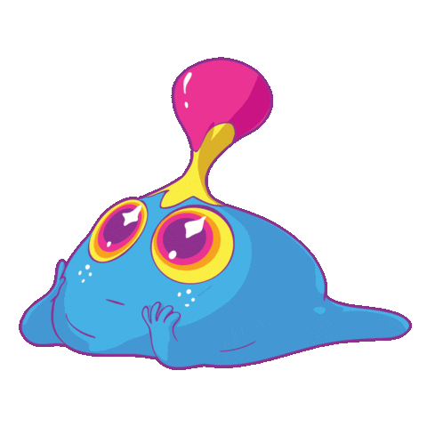 I Love You Wow Sticker by Sloomoo Institute