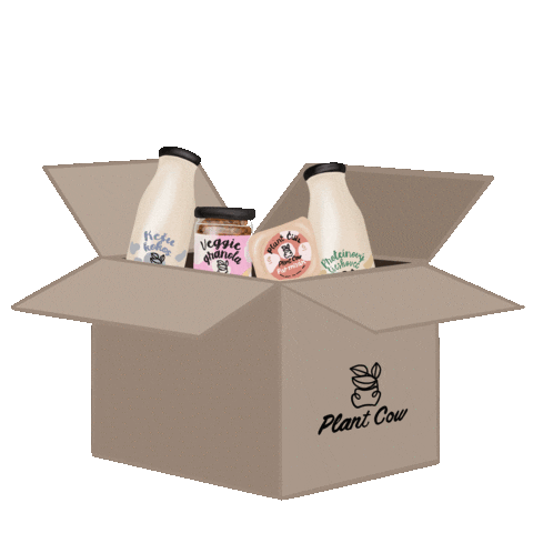 Vegan Box Sticker by PlantCow