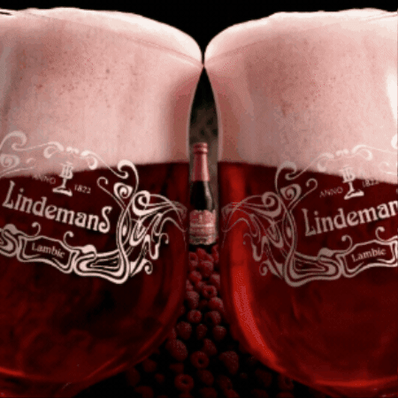 Cheers Raspberry GIF by Lindemans