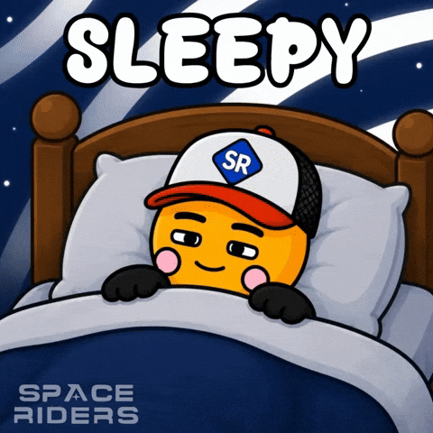 Good Night Sleeping GIF by Space Riders