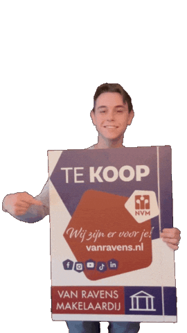 Vanravens Sticker by Makelaardij van Ravens