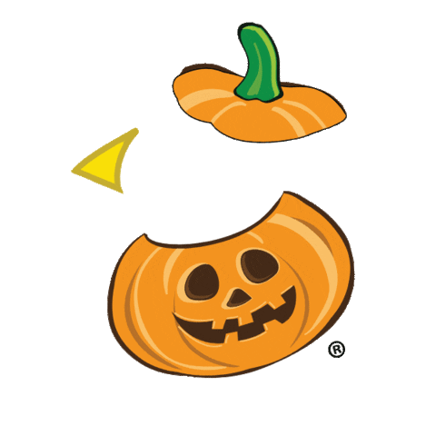 Halloween Pumpkin Sticker by Huey Magoo's