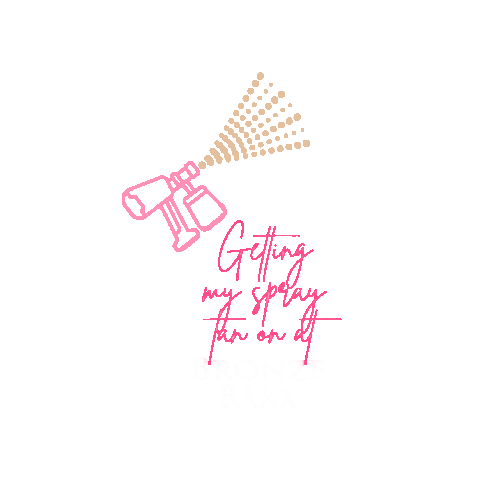 Spraytan Sticker by Bronze Baxx Luxury Tanning & Wellness