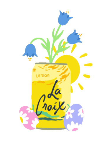 Flowers Love Sticker by LaCroix Sparkling Water