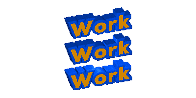 Work Work Work Job Sticker