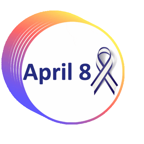 April 8 World Day Sticker