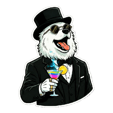 Cocktail Enjoying Sticker