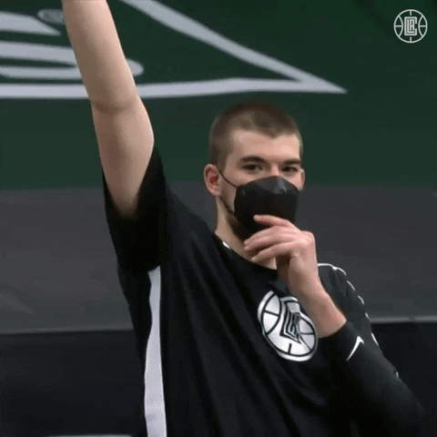 Ivica Zubac Sport GIF by LA Clippers