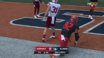 Illinois Football Sport GIF by Fighting Illini Athletics