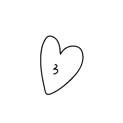 In Love Corazon Sticker