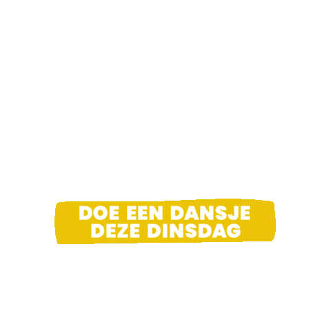 Dag Dinsdag Sticker by Buro Eef  •  grafisch ontwerper