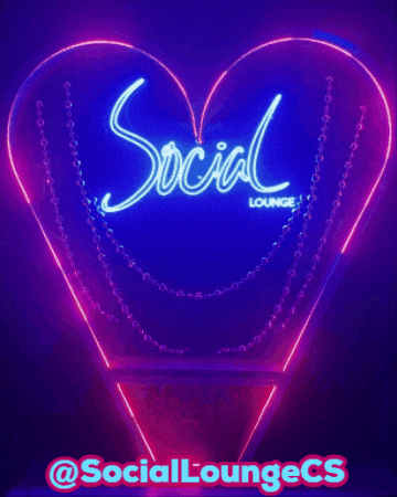 College Station Heart GIF by Social Lounge