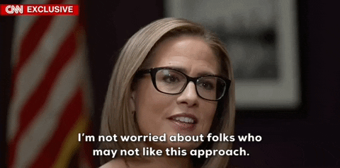 Kyrsten Sinema Arizona GIF by GIPHY News - Find & Share on GIPHY