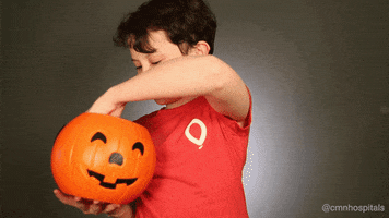 Trick Or Treat Reaction GIF by Children's Miracle Network Hospitals