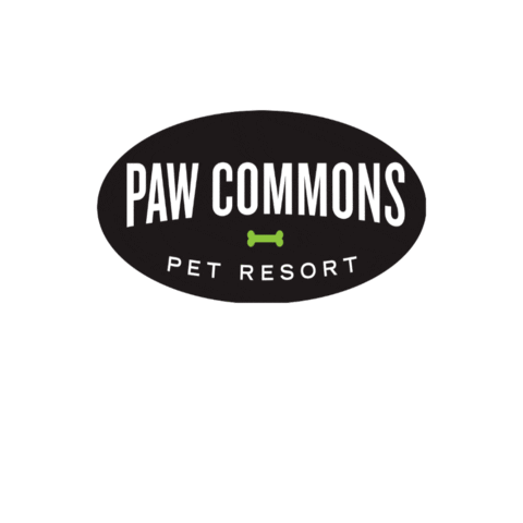 Paw Commons Pet Resort Sticker